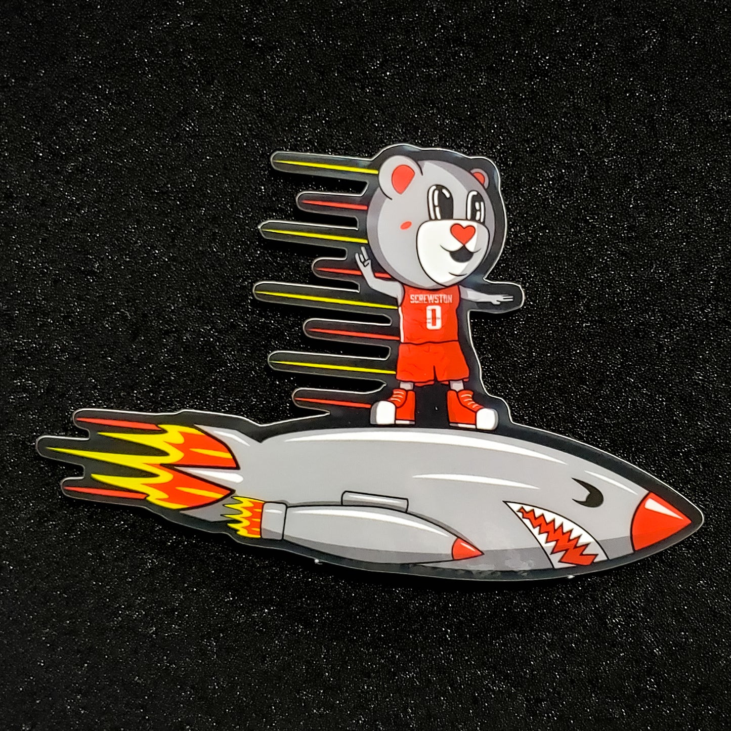 Rocket Rider Sticker