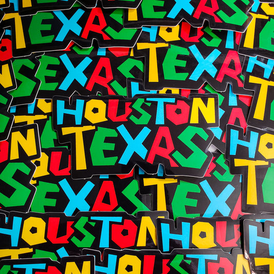 Super Houston Texas Sticker