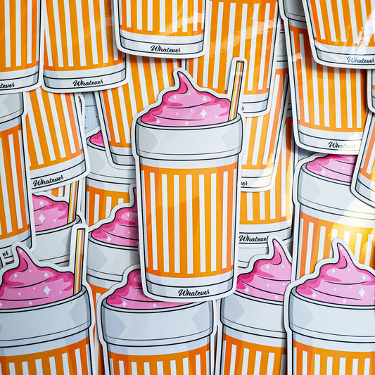 Strawberry Shake Sticker