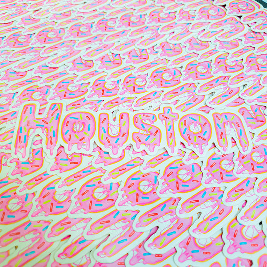 Sprinkled Houston Sticker