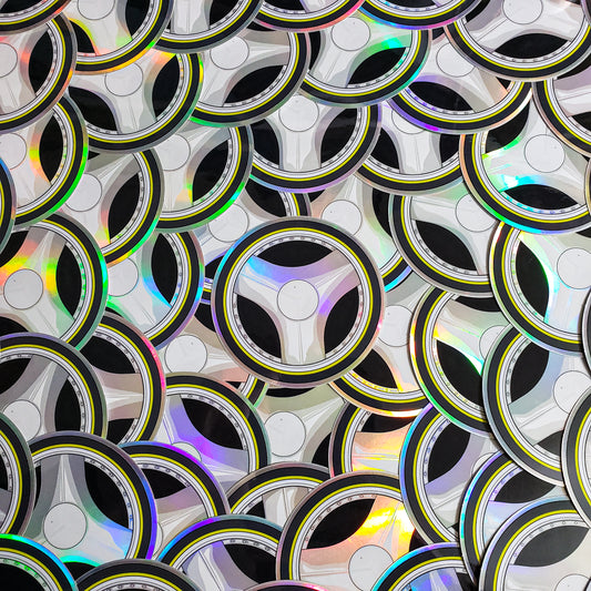 Chop Chop Holographic Sticker